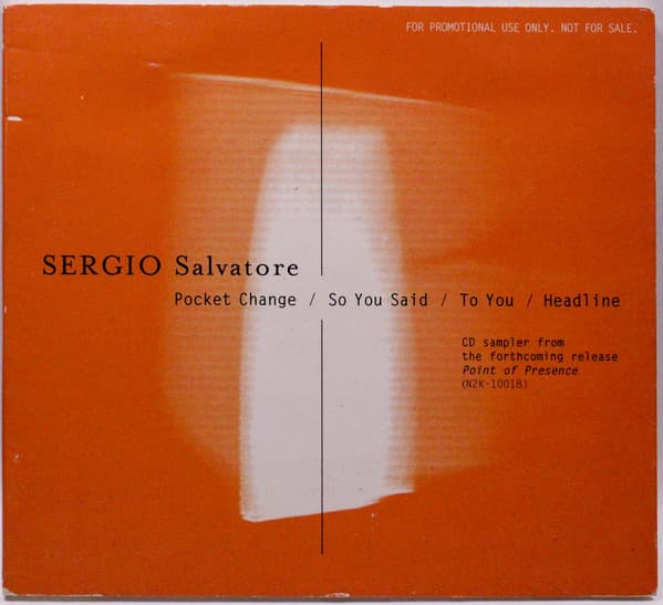 Sergio Salvatore – Pocket Change/ So You Said/ To You/ Headline vinyl cover art