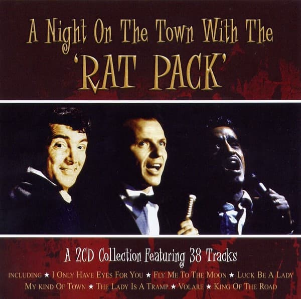 The Rat Pack – A Night On The Town With The 'Rat Pack' vinyl cover art