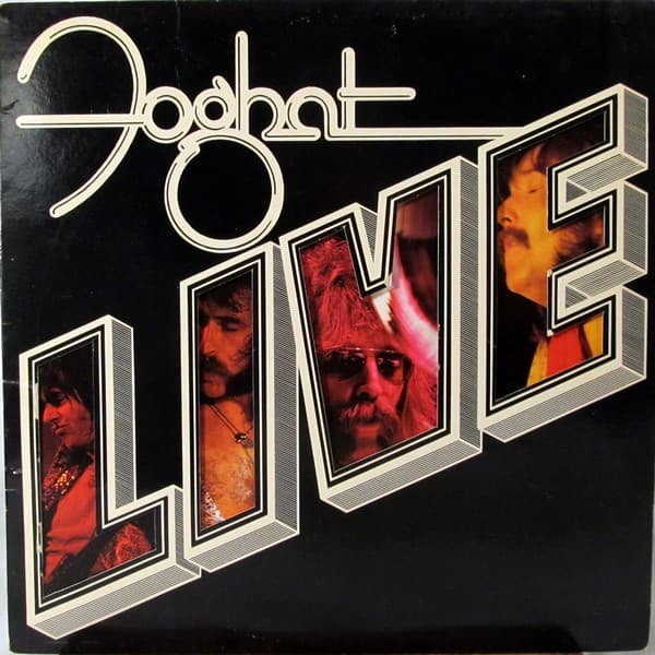 Foghat – Live vinyl cover art