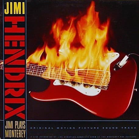 Jimi Hendrix – Jimi Plays Monterey vinyl cover art