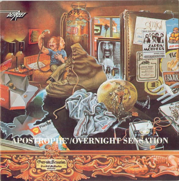 Frank Zappa – Overnite Sensation vinyl cover art
