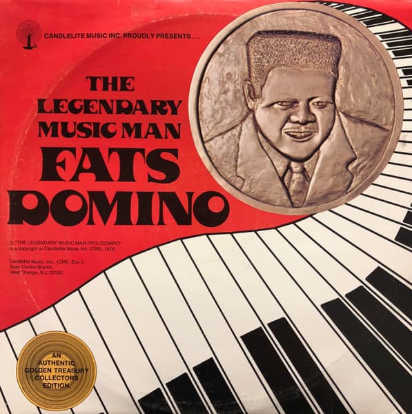 Fats Domino – The Legendary Music Man, Fats Domino vinyl cover art