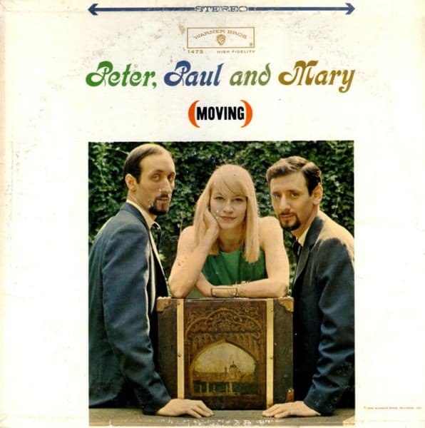 Paul & Mary Peter – (Moving) vinyl cover art
