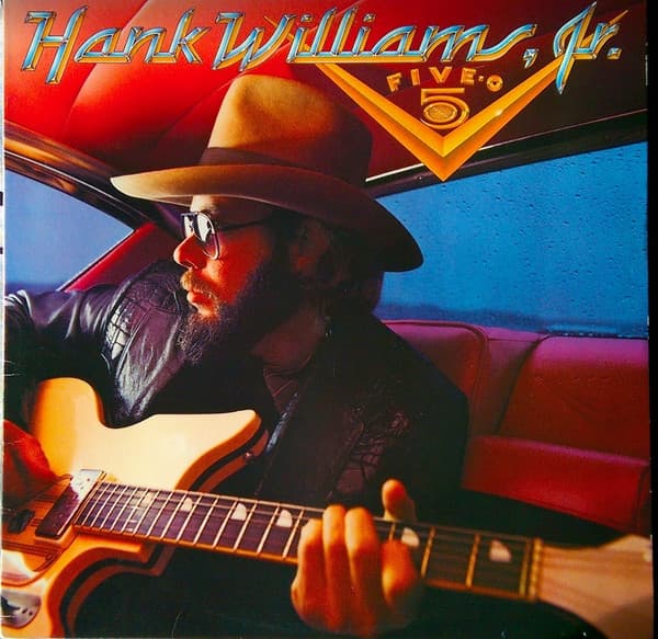 Hank Williams Jr. – Five-O vinyl cover art