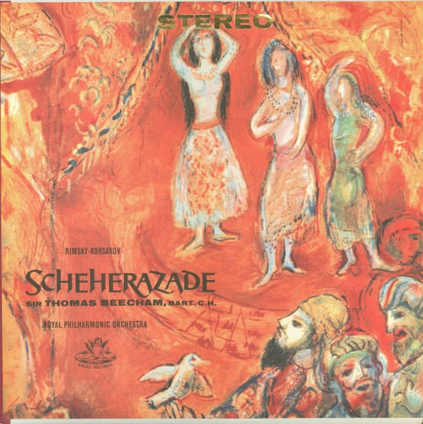 Nikolai Rimsky-Korsakov, Sir Thomas Beecham, Royal Philharmonic Orchestra – Scheherazade vinyl cover art