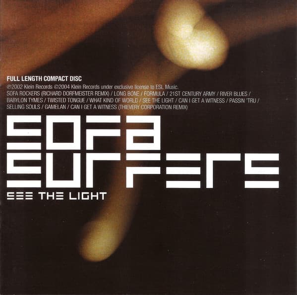 Sofa Surfers – See The Light vinyl cover art