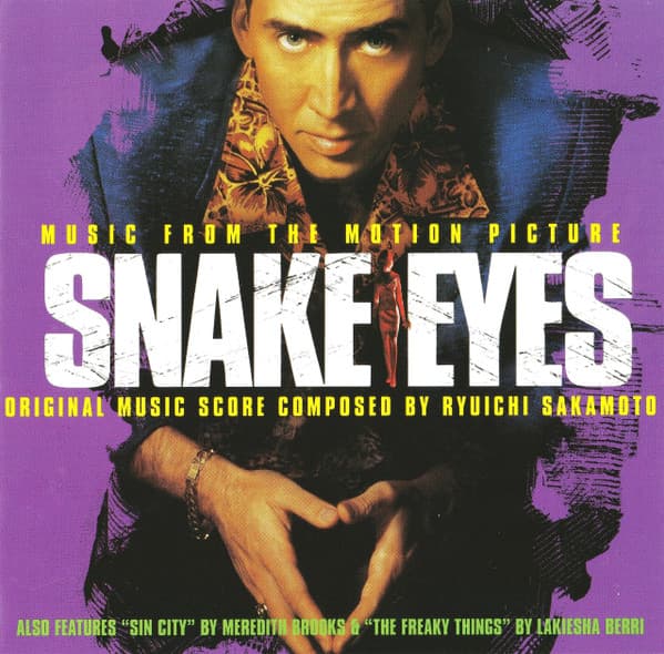 Ryuichi Sakamoto – Snake Eyes (Music From The Motion Picture) vinyl cover art