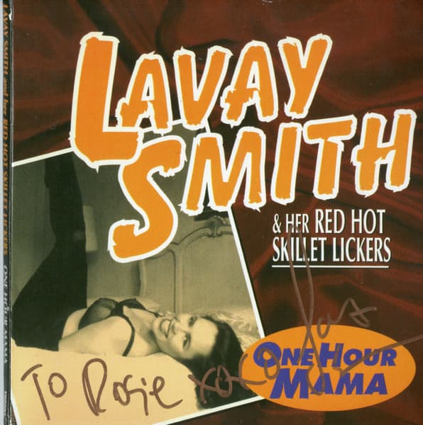 Lavay Smith & Her Red Hot Skillet Lickers – One Hour Mama vinyl cover art