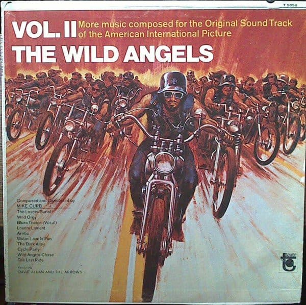 Davie Allan & The Arrows Mike Curb – The Wild Angels, Volume Ii (Original Soundtrack) vinyl cover art