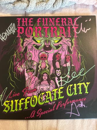 The Funeral Portrait – Live From Suffocate City (...A Special Performance) vinyl cover art