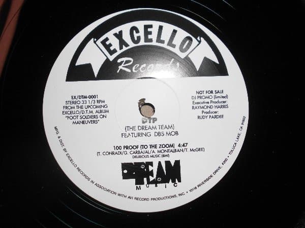 Dtp (The Dream Team) – 100 Proof vinyl cover art