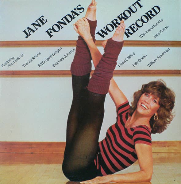Jane Fonda – Jane Fonda'S Workout Record vinyl cover art