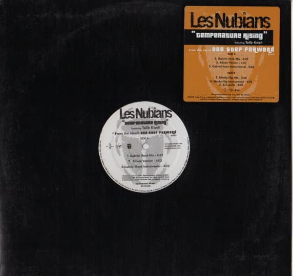 Talib Kweli Les Nubians – Temperature Rising vinyl cover art
