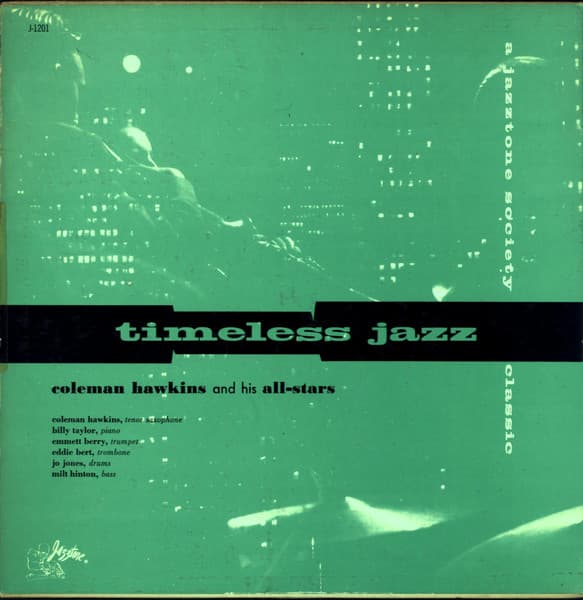 Coleman Hawkins All Star Band – Timeless Jazz vinyl cover art