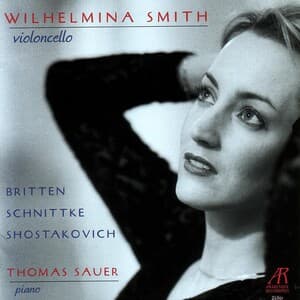 Thomas Sauer (3) Wilhelmina Smith – Britten, Schnittke, Shostakovich vinyl cover art