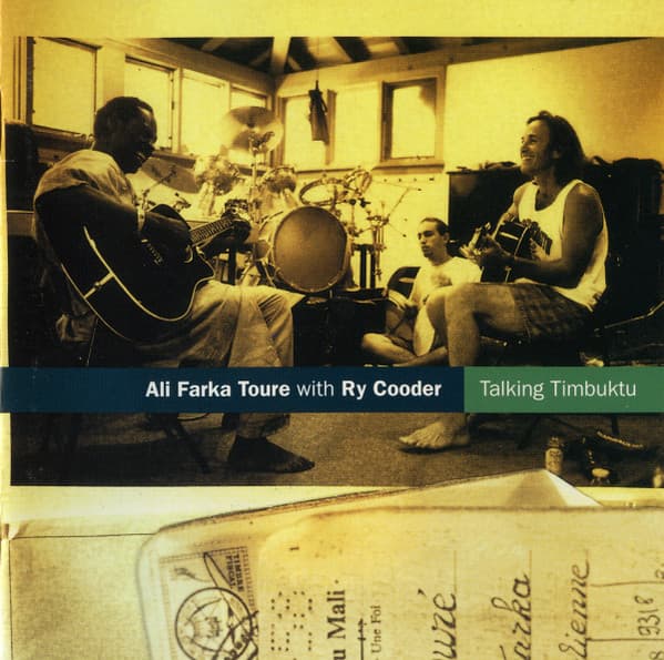 Ry Cooder Ali Farka Touré – Talking Timbuktu vinyl cover art