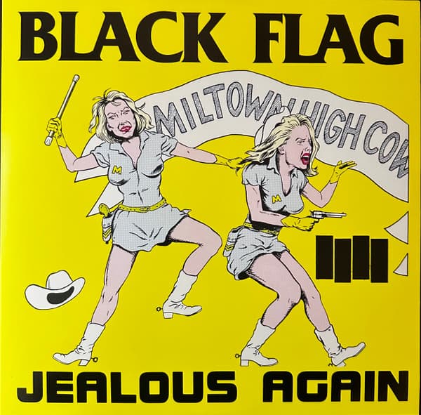 Black Flag – Jealous Again vinyl cover art
