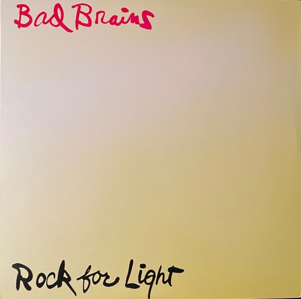 Bad Brains – Rock For Light vinyl cover art