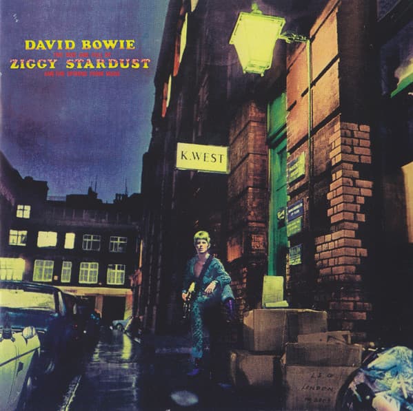David Bowie – The Rise And Fall Of Ziggy Stardust And The Spiders From Mars vinyl cover art
