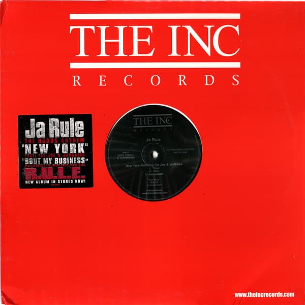 Ja Rule – New York vinyl cover art