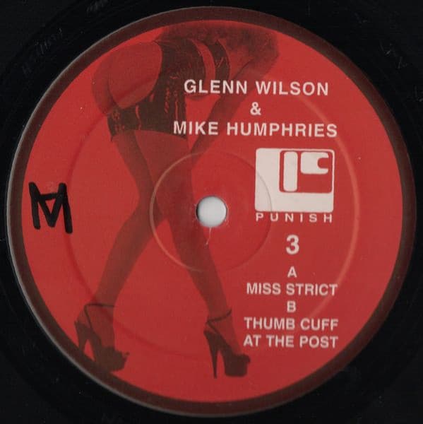 Mike Humphries & Glenn Wilson – Techno - Miss Strict vinyl cover art
