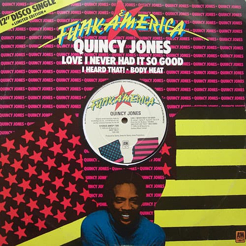 Quincy Jones – Love I Never Had It So Good vinyl cover art