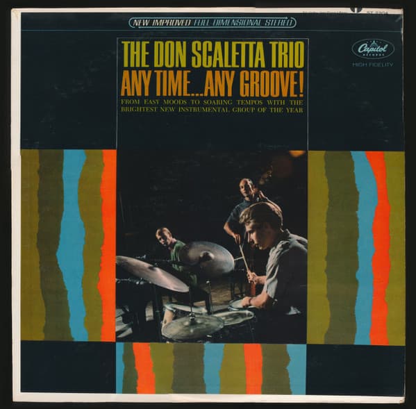 The Don Scaletta Trio – Any Time... Any Groove! vinyl cover art