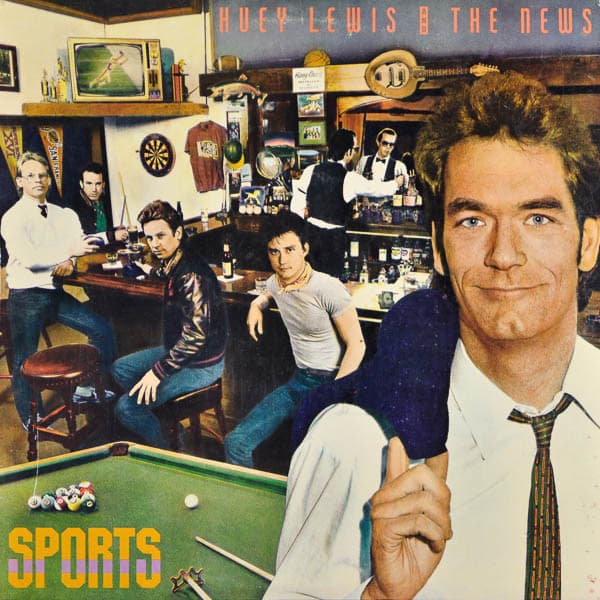 Huey Lewis & The News – Sports vinyl cover art