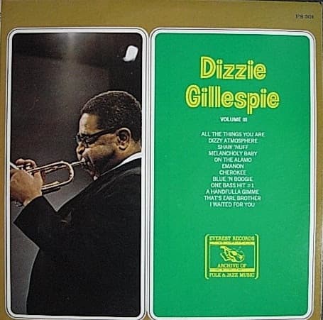 Dizzy Gillespie – Volume Iii vinyl cover art