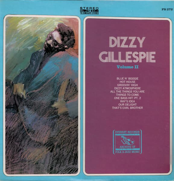 Dizzy Gillespie – Dizzy Gillespie Volume Ii vinyl cover art
