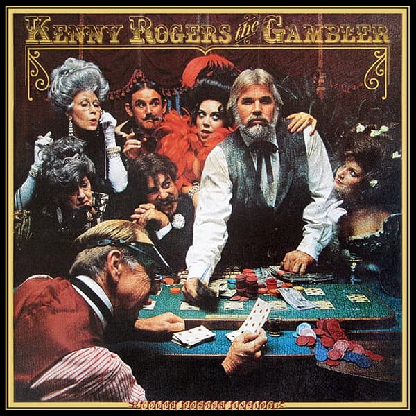 Kenny Rogers – The Gambler vinyl cover art