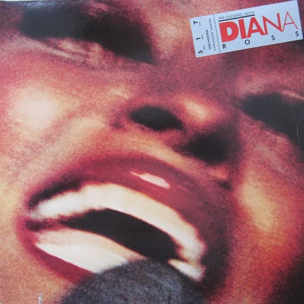 Diana Ross – An Evening With Diana Ross vinyl cover art