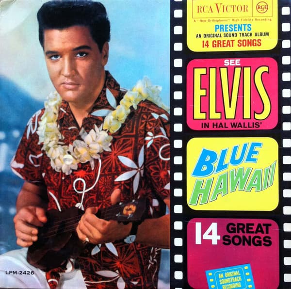 Elvis Presley – Blue Hawaii vinyl cover art