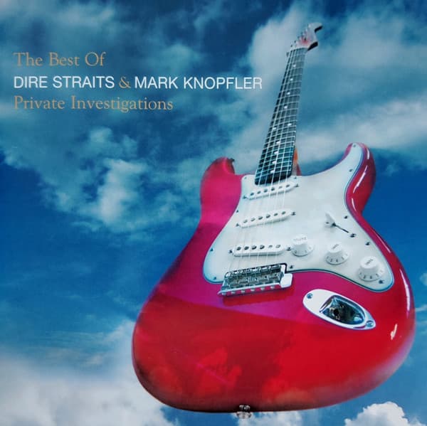 Mark Knopfler Dire Straits – Private Investigations - The Best Of vinyl cover art