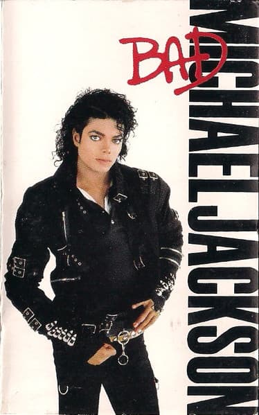 Michael Jackson – Bad vinyl cover art