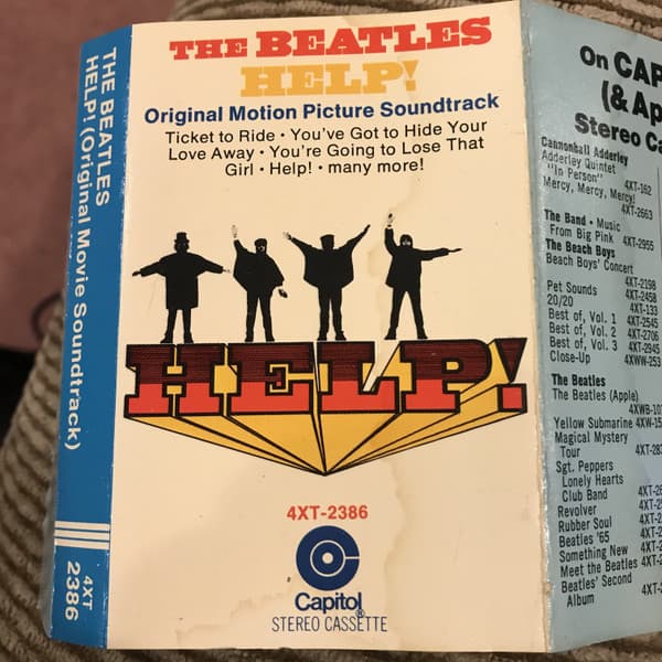 The Beatles – Help! (Original Motion Picture Soundtrack) vinyl cover art