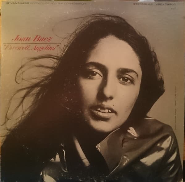 Joan Baez – Farewell, Angelina vinyl cover art