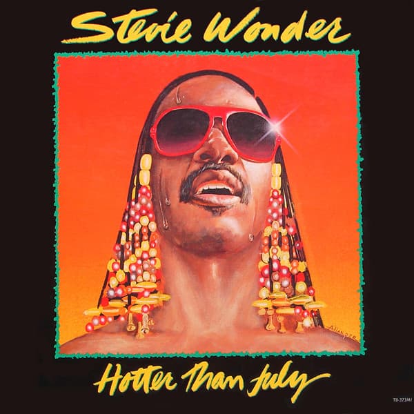 Stevie Wonder – Hotter Than July vinyl cover art