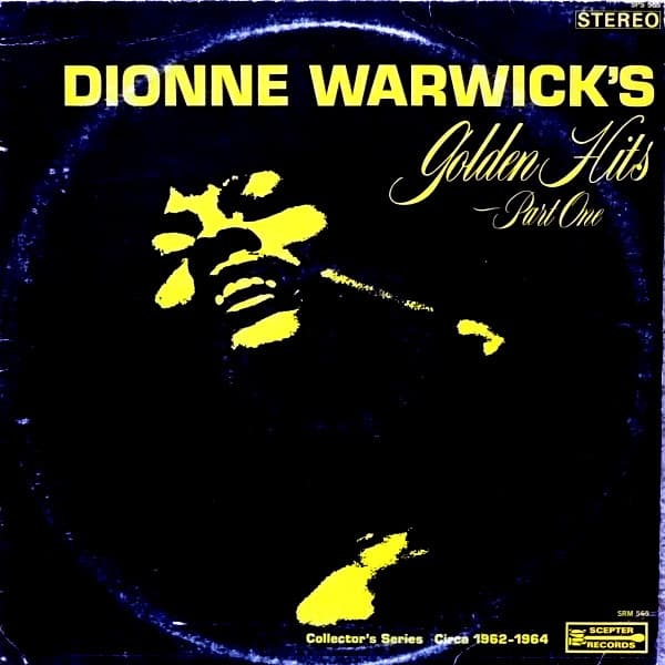 Dionne Warwick – Dionne Warwick'S Golden Hits - Part One vinyl cover art