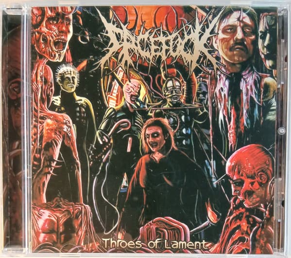 Facefuck – Throes Of Lament vinyl cover art