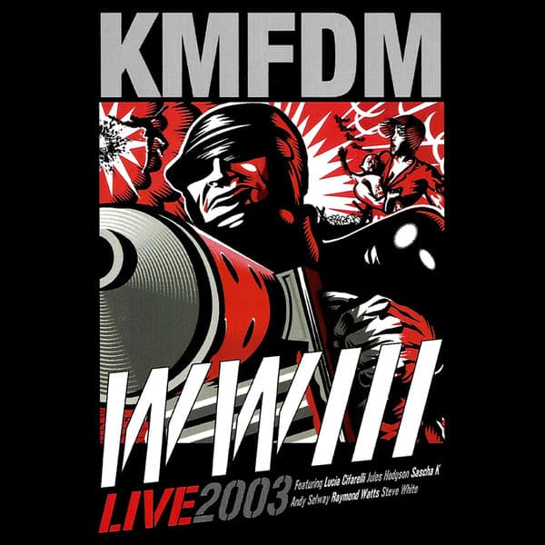 Kmfdm – Wwiii Live 2003 vinyl cover art