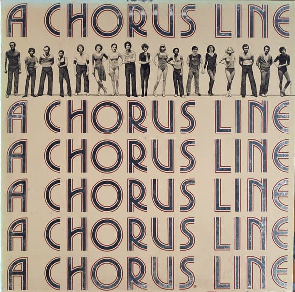 "A Chorus Line" Original Broadway Cast – A Chorus Line - Original Cast Recording vinyl cover art