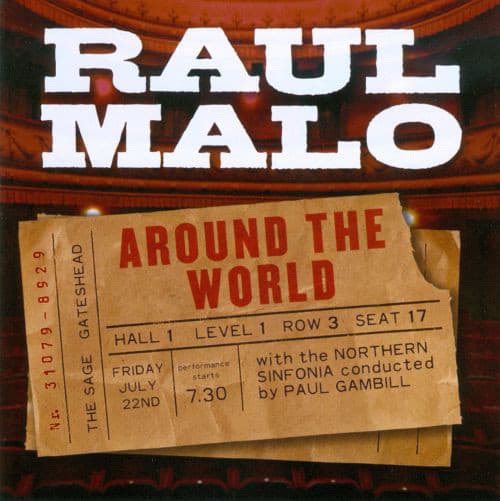 Northern Sinfonia Raul Malo – Around The World vinyl cover art