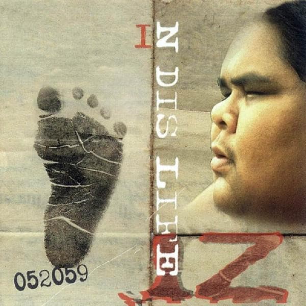 Israel Kamakawiwo'Ole – (I)N Dis Life vinyl cover art