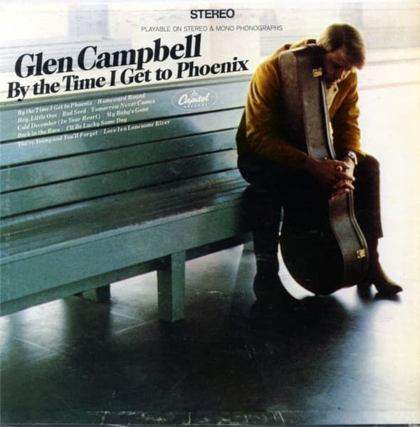 Glen Campbell – By The Time I Get To Phoenix vinyl cover art