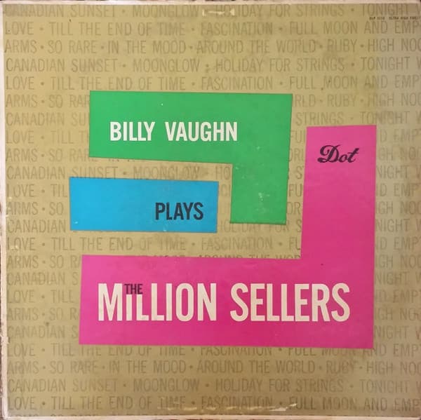 Billy Vaughn – Billy Vaughn Plays The Million Sellers vinyl cover art