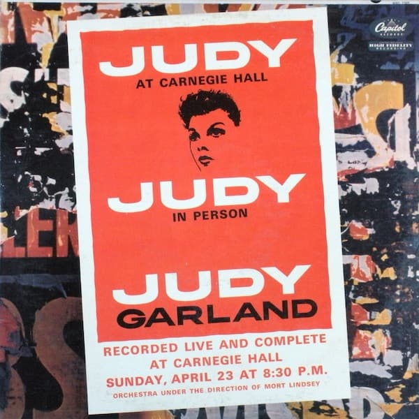 Judy Garland – Judy At Carnegie Hall - Judy In Person vinyl cover art