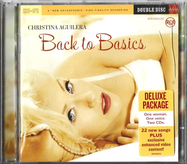 Christina Aguilera – Back To Basics vinyl cover art