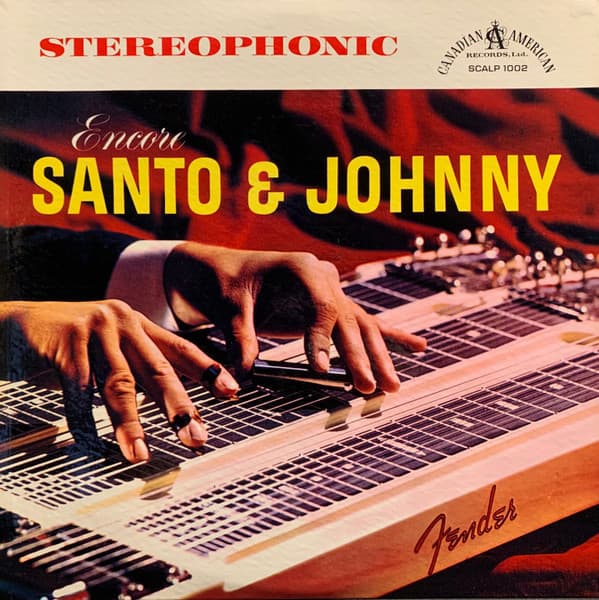 Santo & Johnny – Encore vinyl cover art