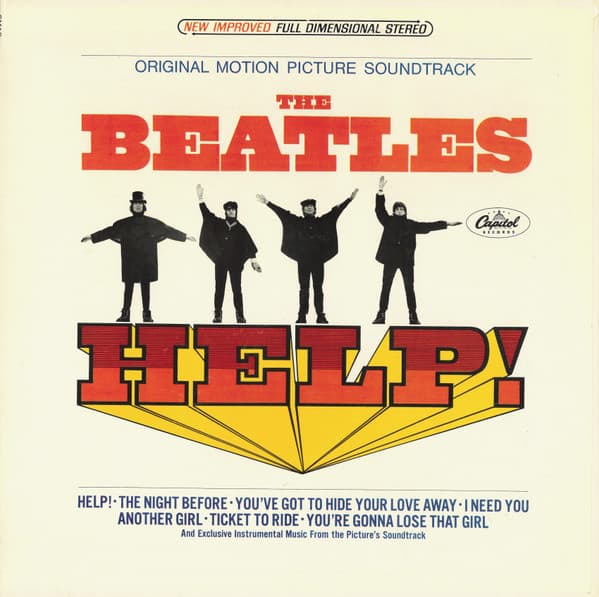 The Beatles – Help! (Original Motion Picture Soundtrack) vinyl cover art